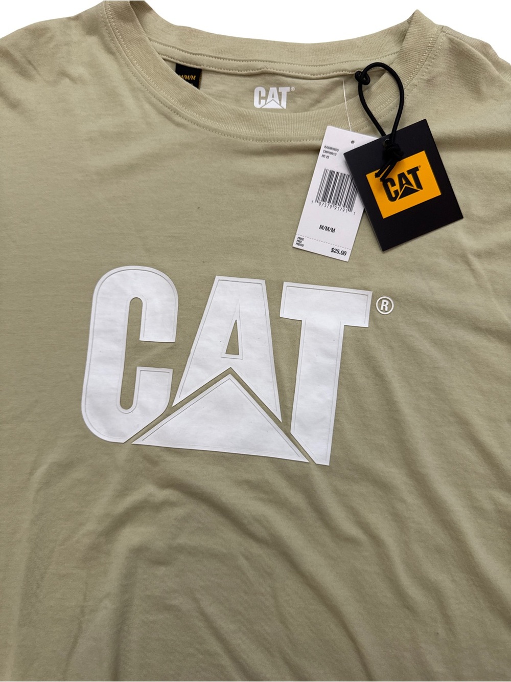 Caterpillar CAT Men’s Logo T-Shirt Size Medium NWT’S Heavy Equipment Tee Work